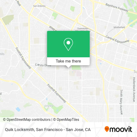 Quik Locksmith map