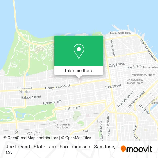 Joe Freund - State Farm map