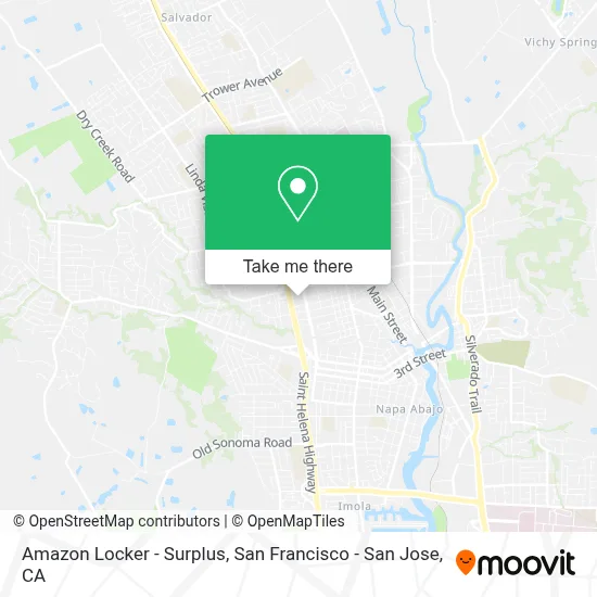 Amazon Locker - Surplus map
