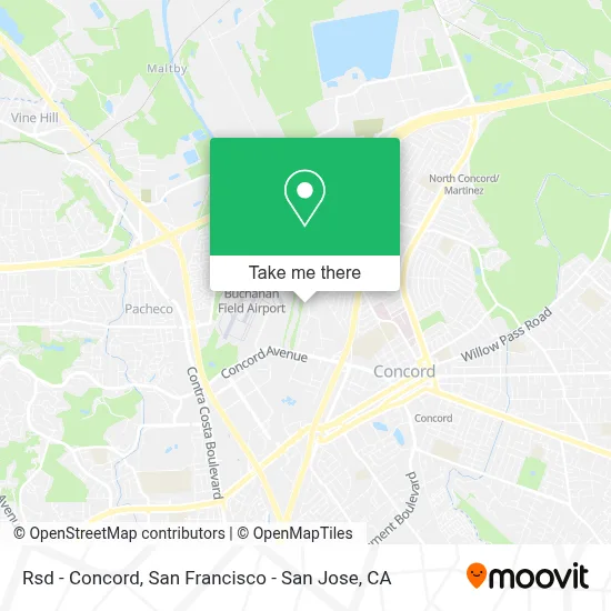 Rsd - Concord map