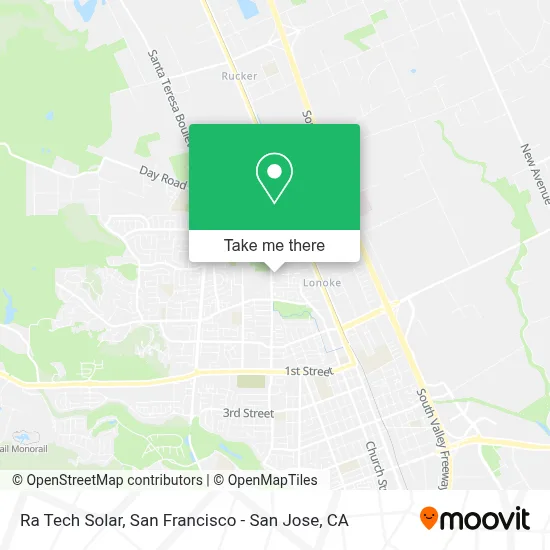 Ra Tech Solar map
