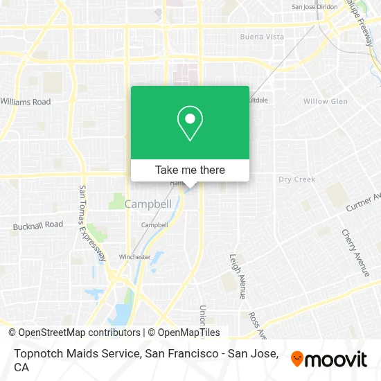 Topnotch Maids Service map