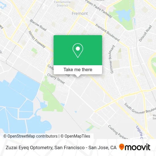 Zuzai Eyeq Optometry map