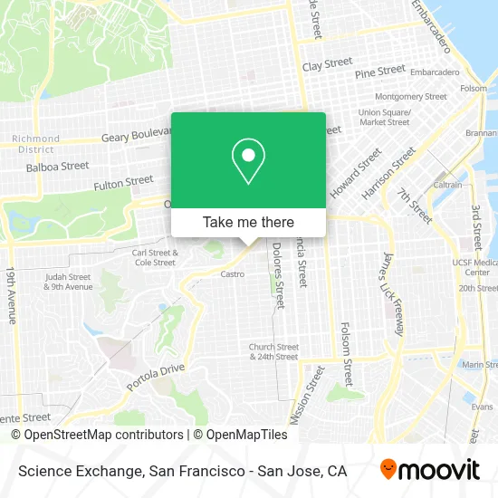 Science Exchange map