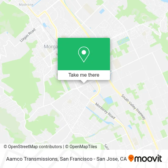 Aamco Transmissions map