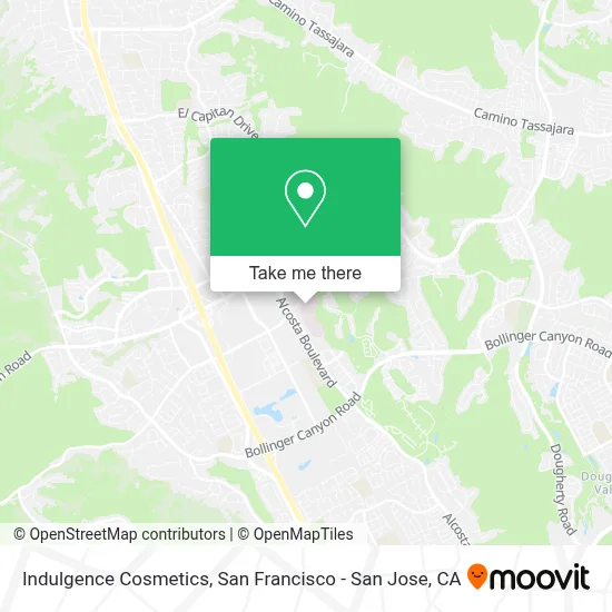 Indulgence Cosmetics map