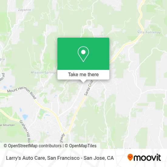 Larry's Auto Care map