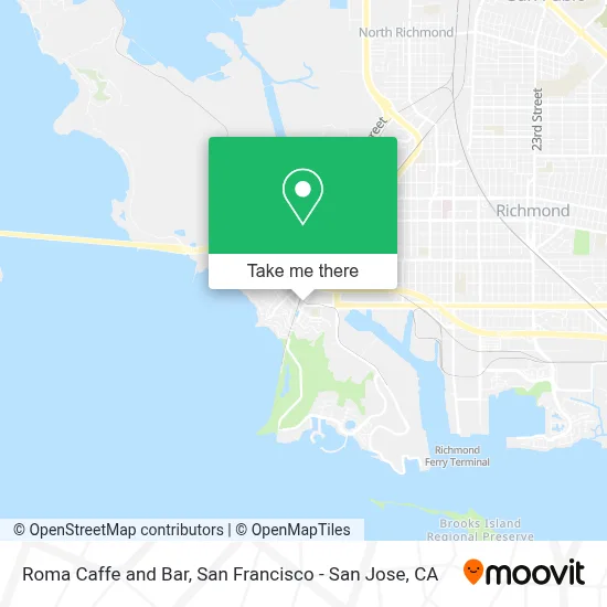 Roma Caffe and Bar map