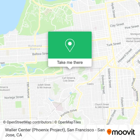 Waller Center (Phoenix Project) map