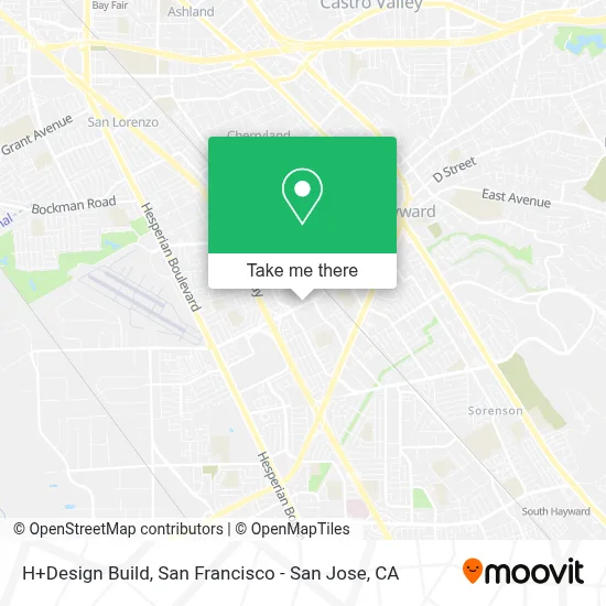 H+Design Build map