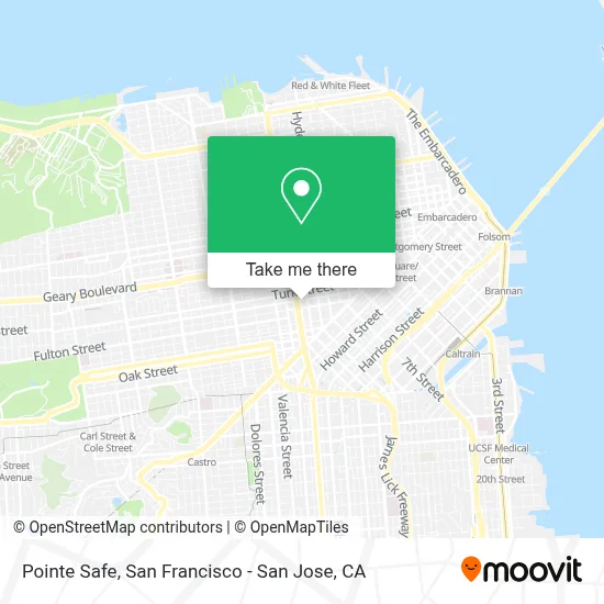 Pointe Safe map
