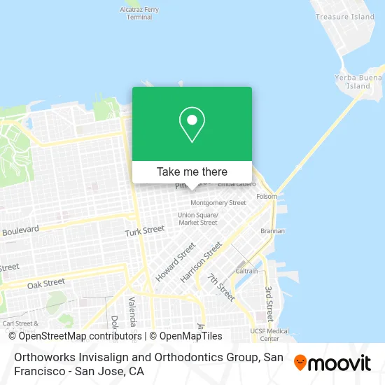 Orthoworks Invisalign and Orthodontics Group map