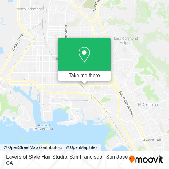 Layers of Style Hair Studio map