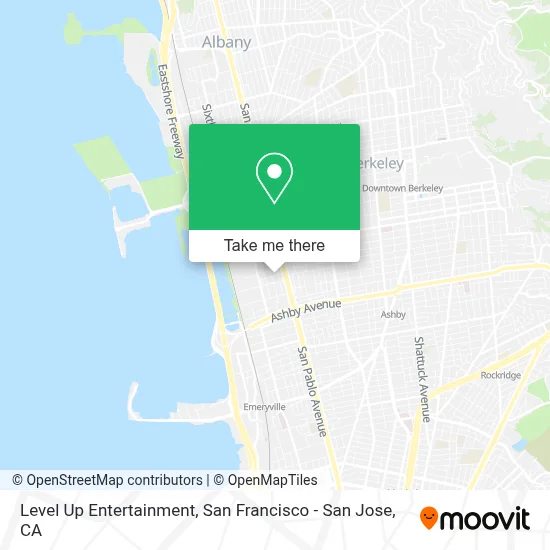 Level Up Entertainment map