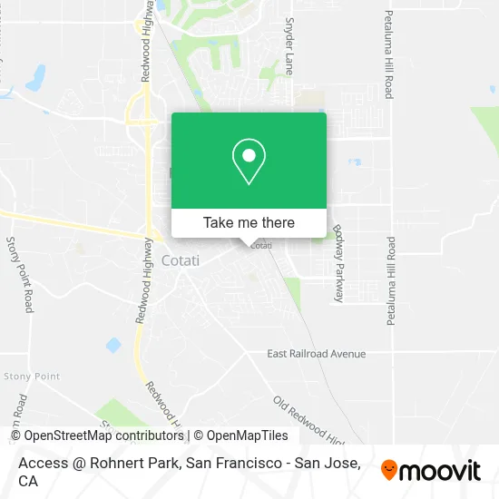Access @ Rohnert Park map