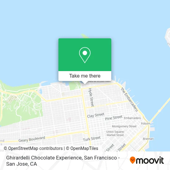Ghirardelli Chocolate Experience map