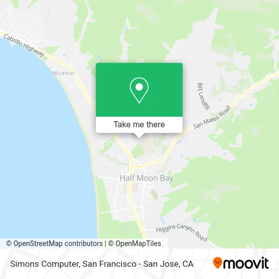 Simons Computer map