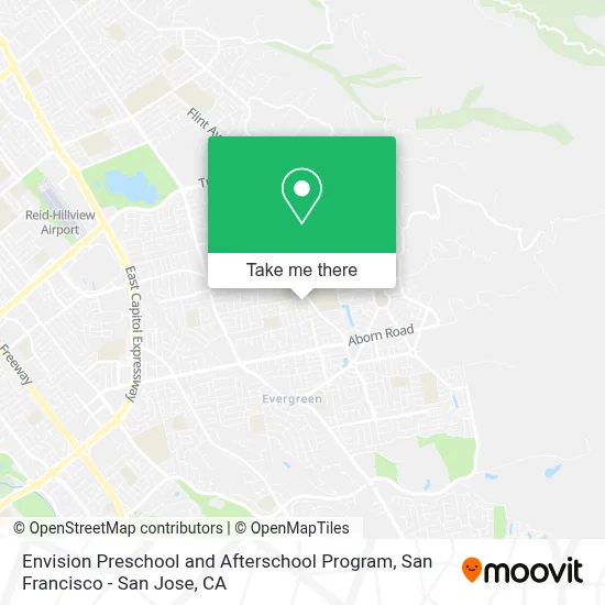 Envision Preschool and Afterschool Program map