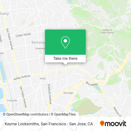 Keyme Locksmiths map