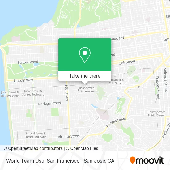 World Team Usa map