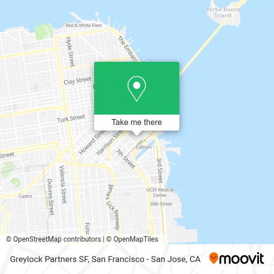 Greylock Partners SF map