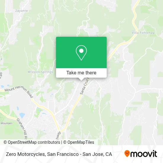 Zero Motorcycles map