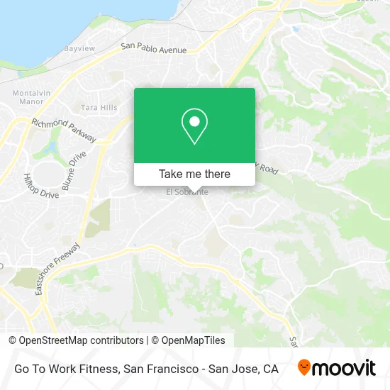 Go To Work Fitness map