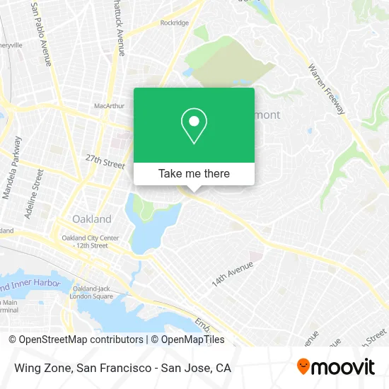 Wing Zone map