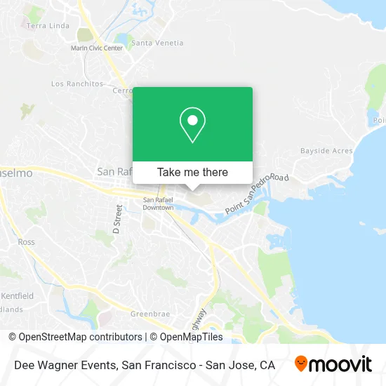 Dee Wagner Events map