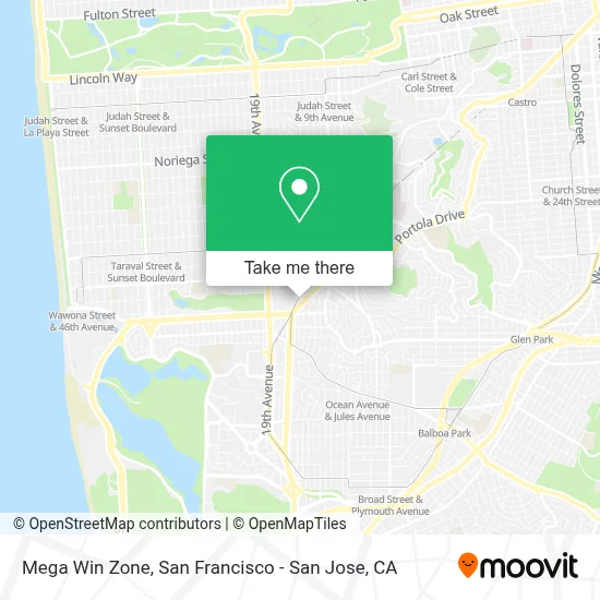 Mega Win Zone map