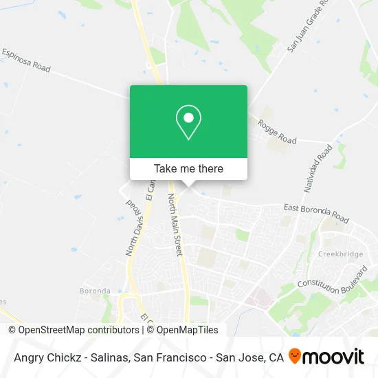 Angry Chickz - Salinas map