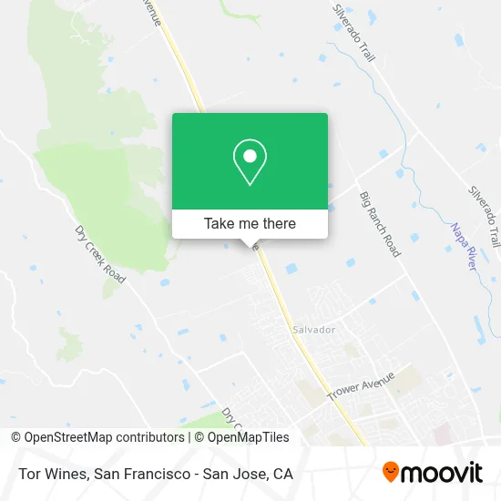 Tor Wines map