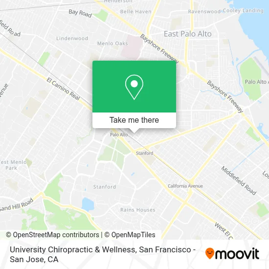 University Chiropractic & Wellness map