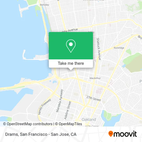 Drams map