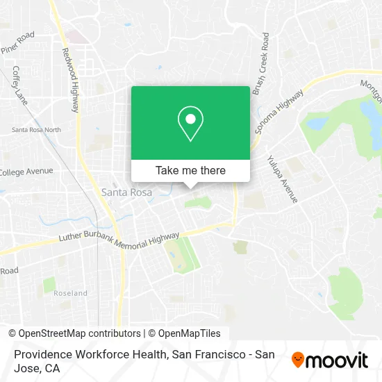 Providence Workforce Health map