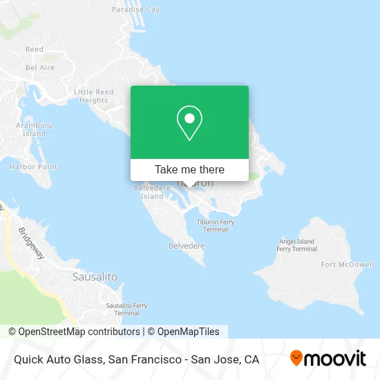 Quick Auto Glass map
