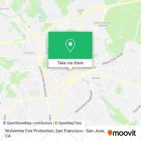 Wolverine Fire Protection map