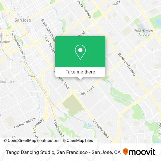 Tango Dancing Studio map