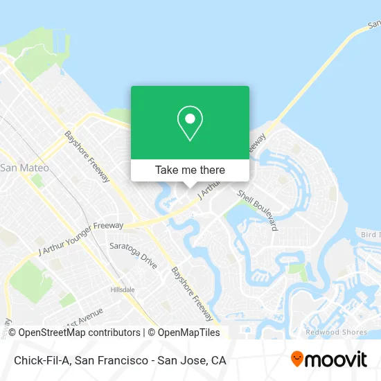 Chick-Fil-A map