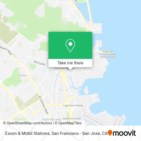 Exxon & Mobil Stations map