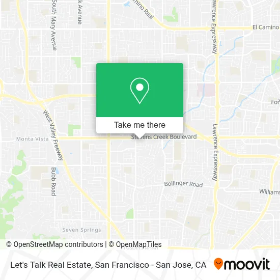 Let's Talk Real Estate map