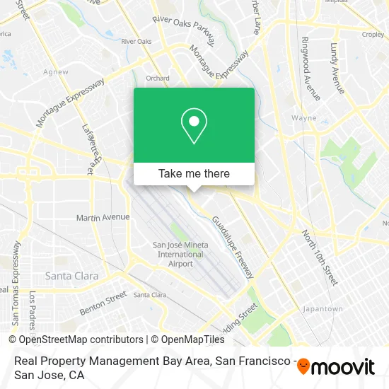 Real Property Management Bay Area map