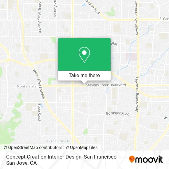 Concept Creation Interior Design map
