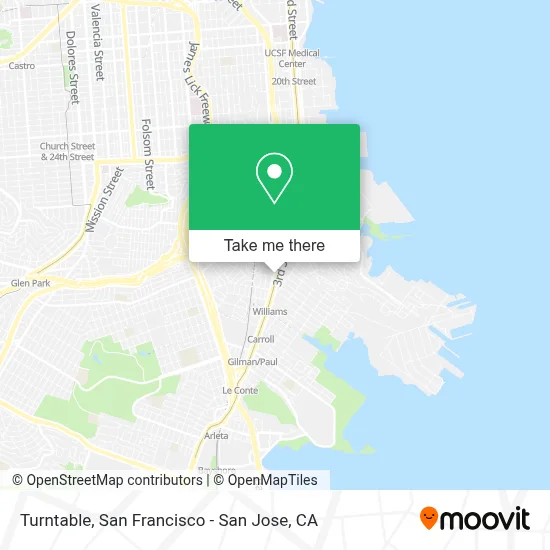 Turntable map