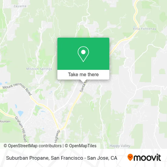 Suburban Propane map