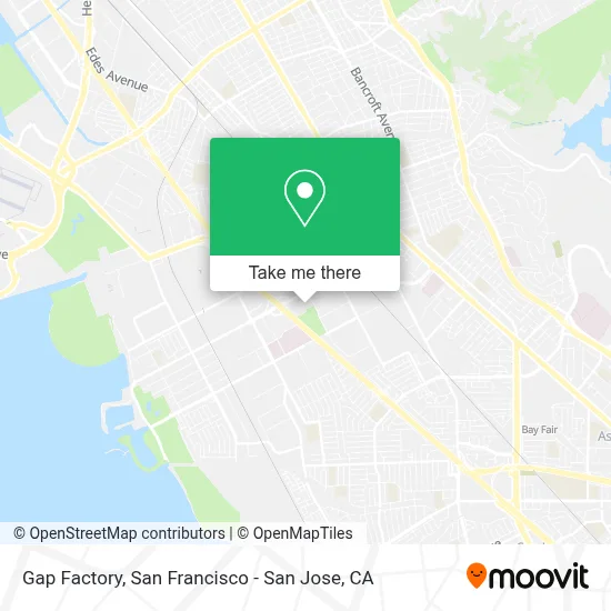 Gap Factory map