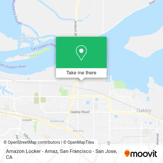 Amazon Locker - Amaz map
