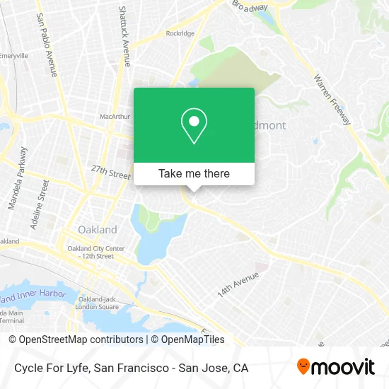 Cycle For Lyfe map