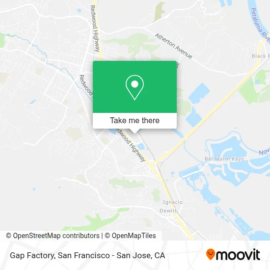 Gap Factory map