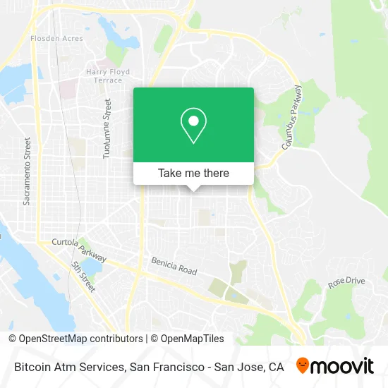 Bitcoin Atm Services map